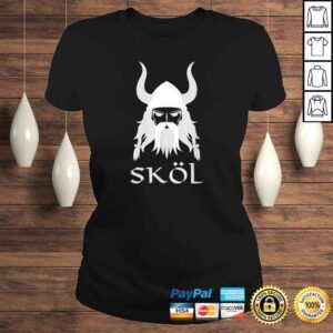 ClassicLadies Skol Nordic Scandinavian Warrior Viking HelmeShirt