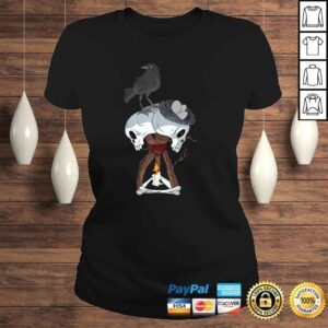 ClassicLadies Skull hex Crow video game Shirt