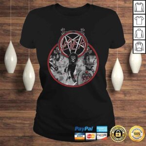 ClassicLadies Slayer Live Undead Pentagram Tshirt