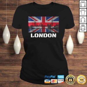 ClassicLadies Souvenir London Shirt City Vintage UK Flag British Tee