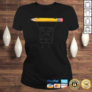 ClassicLadies SpongeBob SquarePants DoodleBob Pencil Rage TShirt