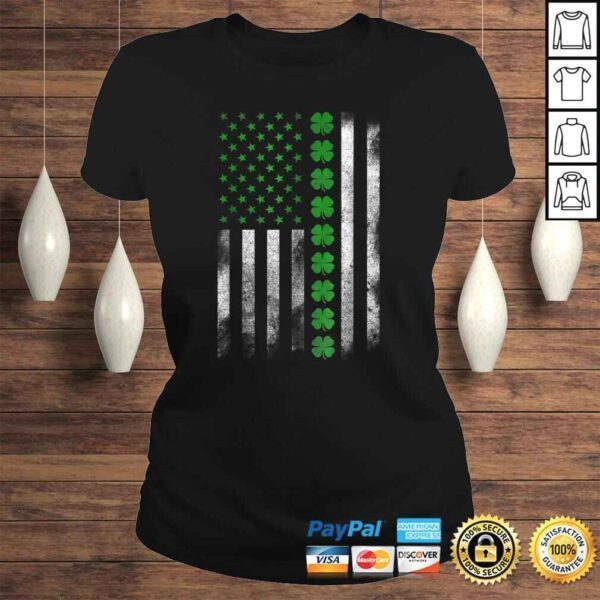 St Patricks Day IRISH AMERICAN FLAG Shirt - Image 3