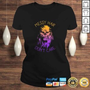 ClassicLadies Star Wars Chewbacca Messy Hair Dont Care TShirt