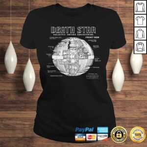 ClassicLadies Star Wars Death Star Empire Engineering Diagram Tee Shirt