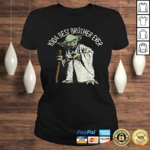 ClassicLadies Star Wars Yoda Best Brother Ever PortraiShirt