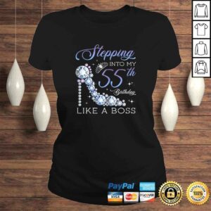 ClassicLadies Stepping Into 55th Birthday Born 1965 Gifts 55 Years Old Shirt