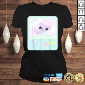 ClassicLadies Super Kawaii Gamer Cat kitty Pastel Anime Inspired Tee TShirt