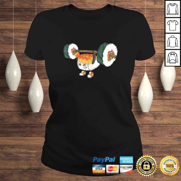 Sushi Weight Lifting Art Japanese Food Gym Cute Gift Gift Top - Image 3