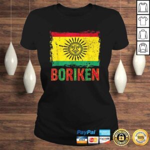 ClassicLadies Taino Nation Flag Boriken Borinquen Native American Arawak Shirt