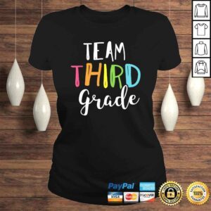 ClassicLadies Team 3rd Third Grade Teacher Back To School Shirt Top 1