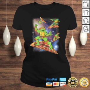 ClassicLadies Teenage Mutant Ninja Turtles Cosmic Pizza Surfing Tee Shirt