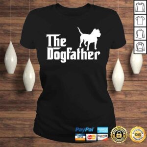 ClassicLadies The Dogfather Pit Bull Funny TShirt