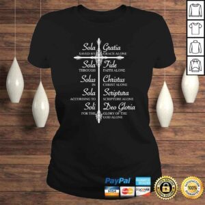 ClassicLadies The Five Solas Shirt Cute Christian MovemenShirt Gift