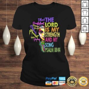 ClassicLadies The Lord is My Strength and My Song African Christian Gift TShirt