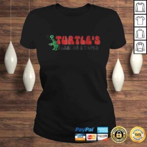 ClassicLadies Turtles Records Tapes Distressed TShirt