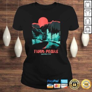 ClassicLadies Twin Peaks Classic Tonal Color Pop Poster Graphic Shirt