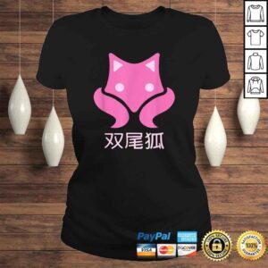 ClassicLadies Two Tailed Fox Shirt Tee Japanese Anime Shirts 1