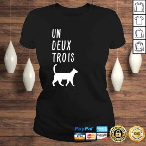 ClassicLadies Un Deux Trois CaShirt Funny French Teacher Gift