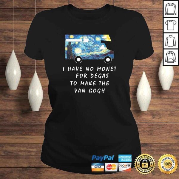 Van Gogh Road Trip Shirt Funny Caravan Camping Tee Gift - Image 3