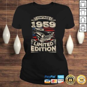 ClassicLadies Vintage 1959 61st 61 Years Old birthday Gift For Men Women Shirt