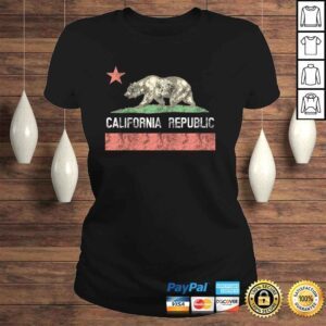 ClassicLadies Vintage Charcoal California Republic Hoodie