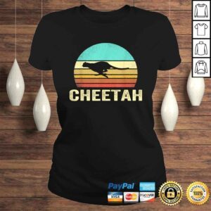 ClassicLadies Vintage Cheetah Shirt Sunset