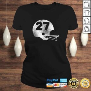 ClassicLadies Vintage Football Jersey Number 27 Shirt Player Number