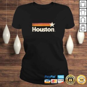 ClassicLadies Vintage Houston Texas Shirt Houston Strong Stripes VNeck TShirt