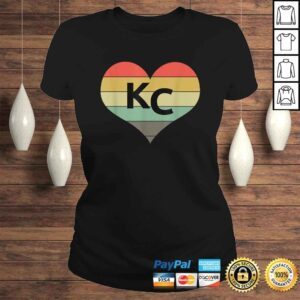 ClassicLadies Vintage KC Heart Love Kansas City Shirt Men Women And Kid