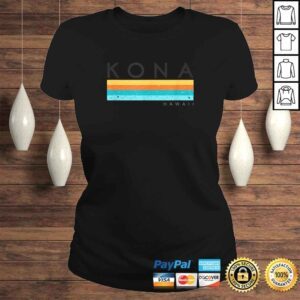 ClassicLadies Vintage Kona Hawaii Retro Design TShirt