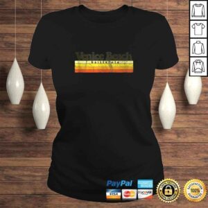 ClassicLadies Vintage Retro 70s 80s Venice Beach CA Tee Shirt