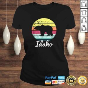 ClassicLadies Vintage Retro Id Idaho Wildlife Bear Adventure TShirt