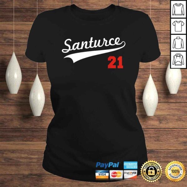 Vintage Santurce 21 Puerto Rico Baseball Shirt for Men - Image 3