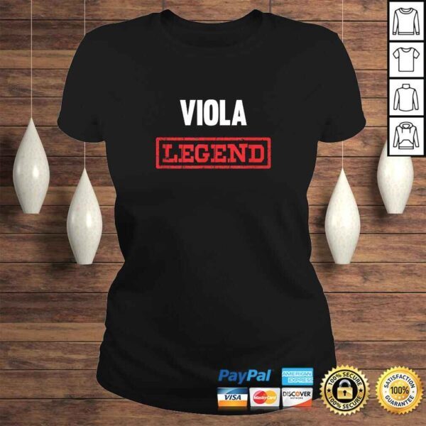 Viola Legend Shirt Musical Instrument Violist Gift TShirt - Image 3