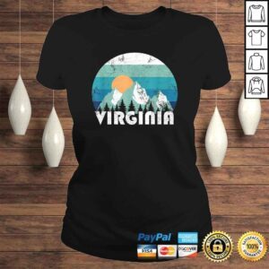 ClassicLadies Virginia State Retro Vintage Gift TShirt