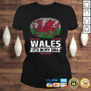 ClassicLadies Wales ITS IN MY DNA Welsh Flag Shirt