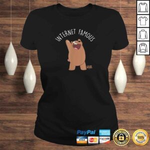 ClassicLadies We Bare Bears Internet Famous TShirt