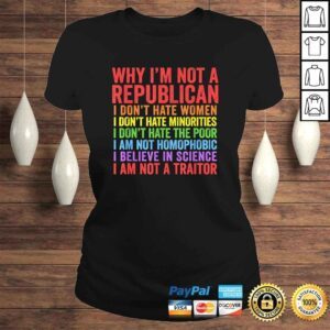 ClassicLadies Why Im Not A Republican I Am Not A Traitor Gift Top