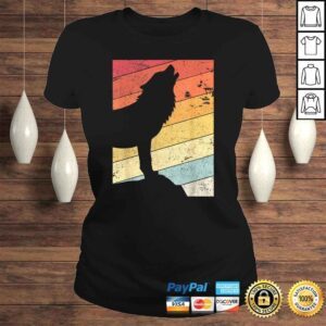 ClassicLadies Wolf Shirt Retro Style Shirt