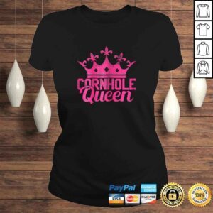 ClassicLadies Womens Cornhole Queen Shirt Corn Hole Shirt Funny Gift