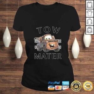 ClassicLadies Womens Disney Pixar Cars Tow Mater Finish VNeck Gift Top