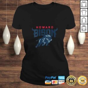 ClassicLadies Womens Howard University Bison NCAA PPHOW01 Tshirt