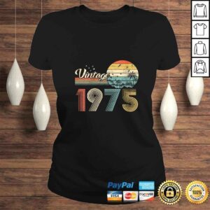 ClassicLadies Womens Vintage 1975 Design 45 Years Old 45th birthday for Men Women TShirt