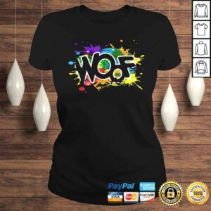 ClassicLadies Woof LGBT ArShirt Gay Pride Pup Play Gift Tee