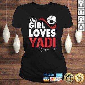 ClassicLadies Yadier Molina This Girl Loves Shirt Apparel