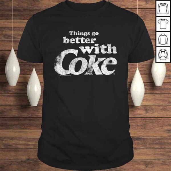 Coca-Cola Better With Coke Vintage Graphic TShirt Gift