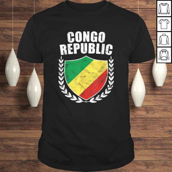 Congo Republic V-Neck T-Shirt