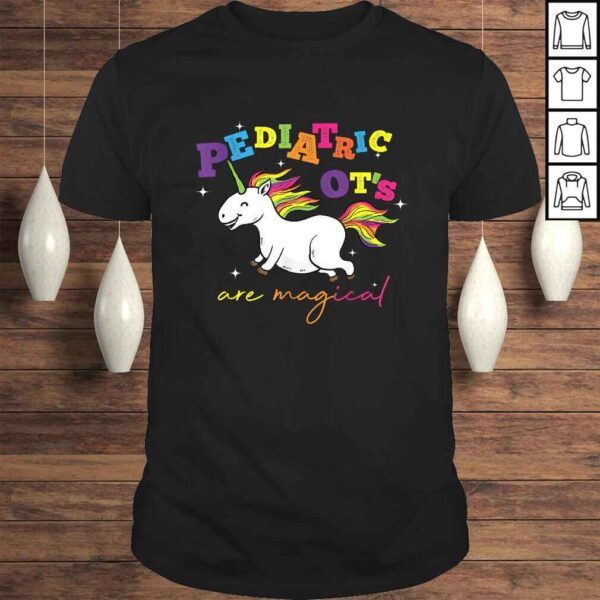 Cute Rainbow Unicorn Pediatric OT Occupational Therapy TShirt