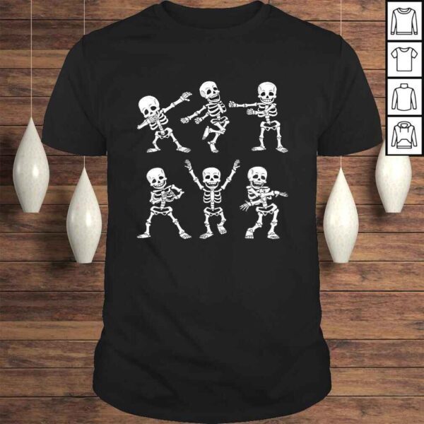 Dancing Skeletons Dance Challenge Boys Girl Kids Halloween TShirt Gift