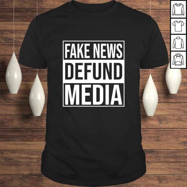 Defund The Media Political Protest Fake News Gift Top